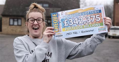 postcode lottery winners.